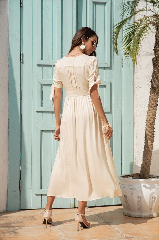 Maxi Dress with buttons on the front