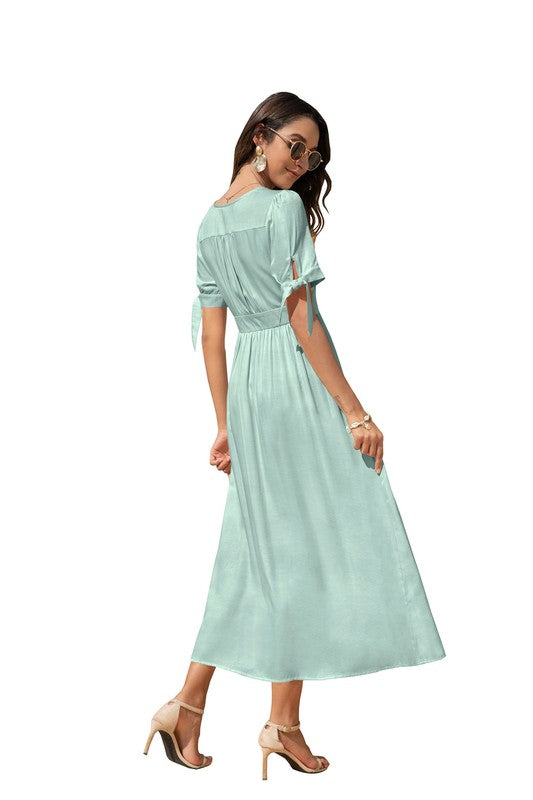 Maxi Dress with buttons on the front