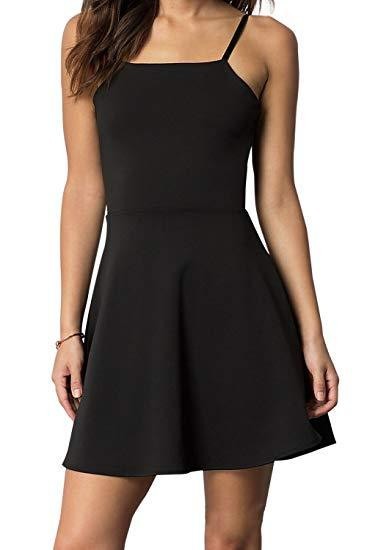 TIE BACK FLARE DRESS