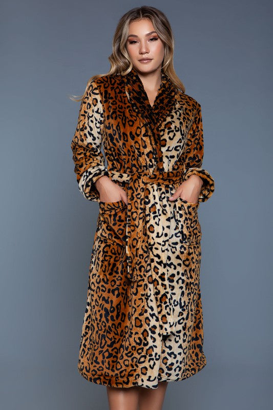 Leopard Robe