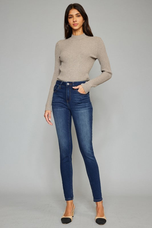 High Rise Super Skinny Jeans