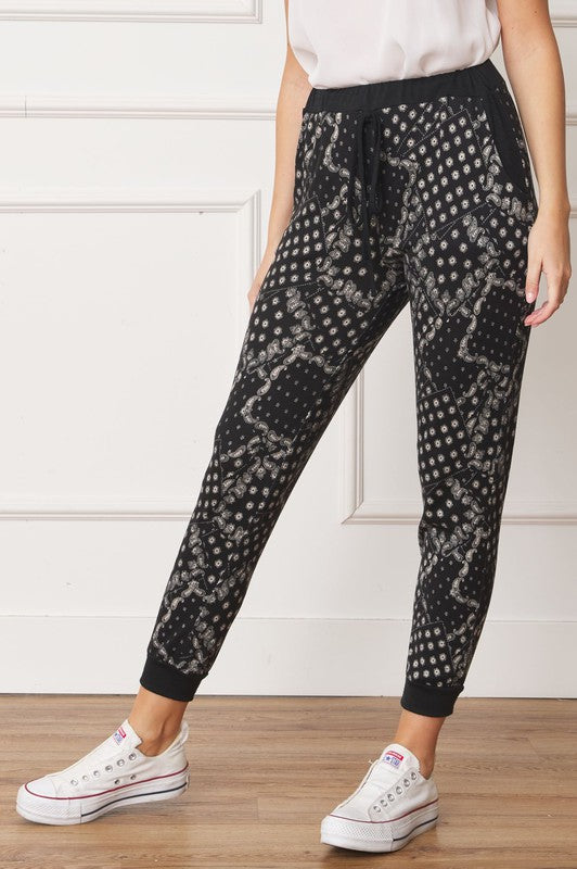 Bandana Paisley Drawstring Jogger