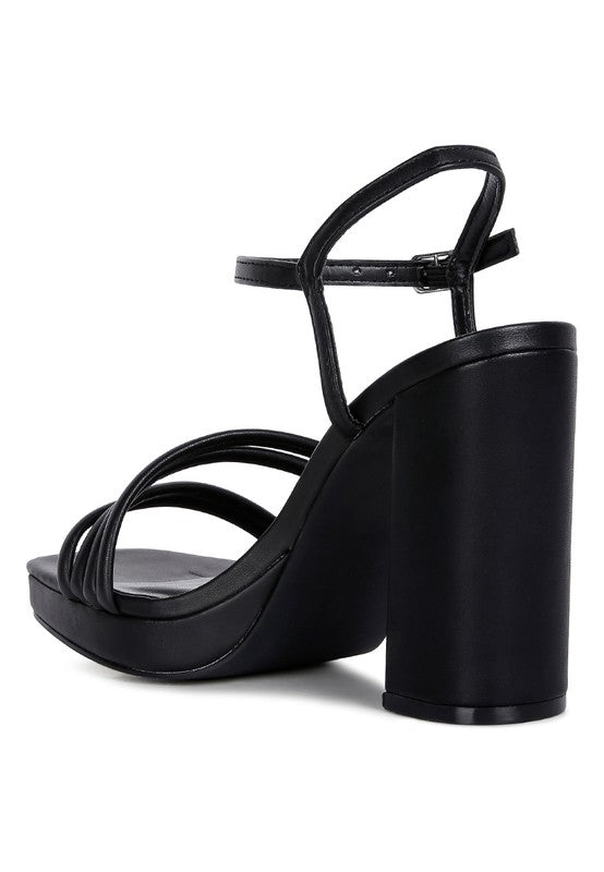 High Heel Platform Strappy Sandals/ BFPSS