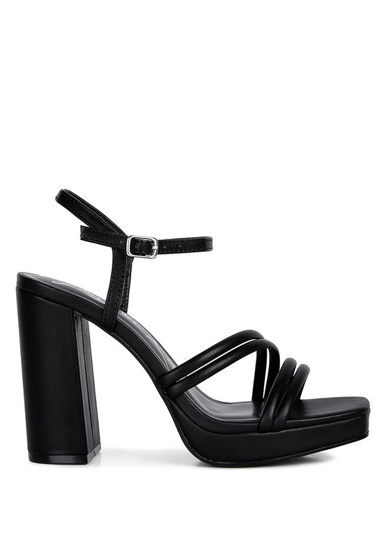 High Heel Platform Strappy Sandals/ BFPSS