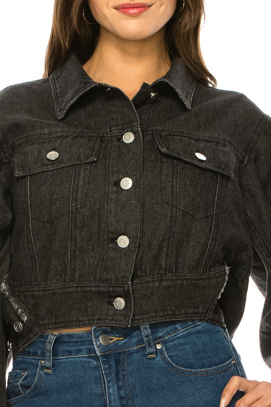 Women's Washed Denim Jacket