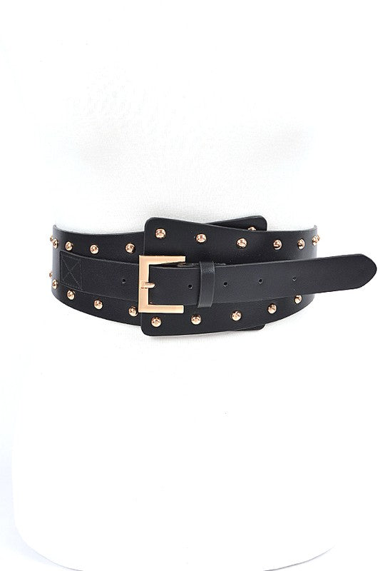 Studded Iconic Wide Corset Belt