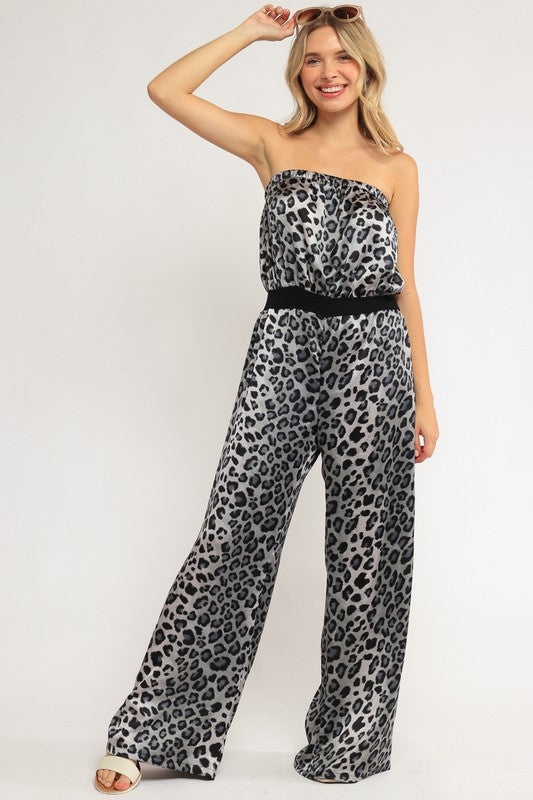 PRINTED PLUS JUMPSUIT