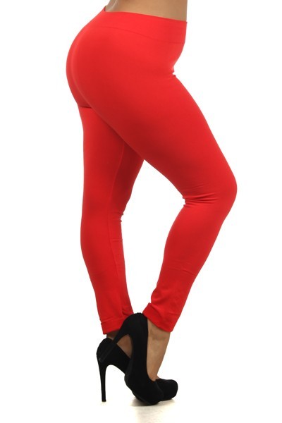 Plus Size Super Soft Peached Full Length Leggings