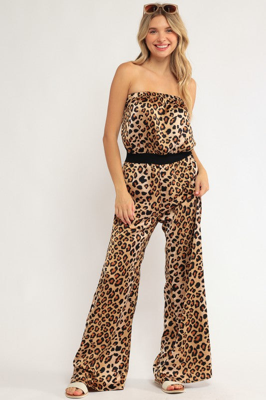 PRINTED PLUS JUMPSUIT