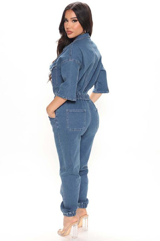 SEXY DENIM JUMPSUIT/ BFPDM