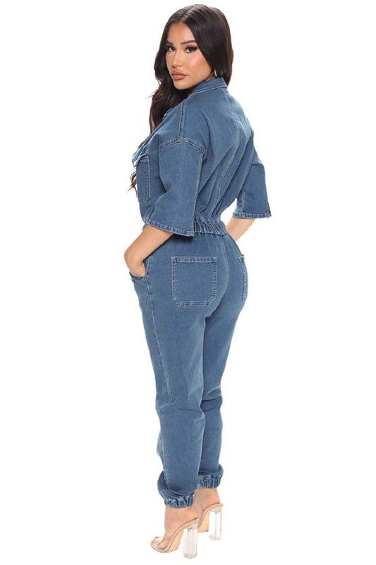 SEXY DENIM JUMPSUIT/ BFPDM